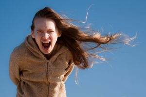 angry girl